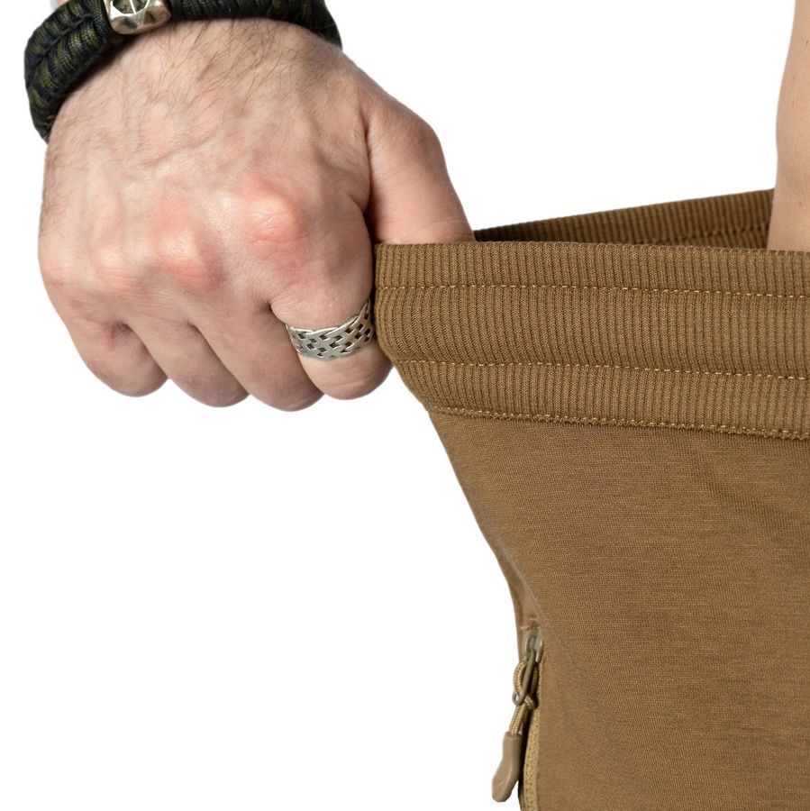 Повседневные летние спортивные брюки FitPro ShapeKnit Койот Camotec фото