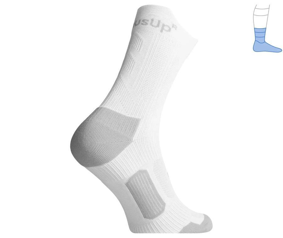 Летние компейные носки &laquo;ShortDry PRO&raquo; TonusUp&reg; серо-белые PROTECTOR&trade; фото
