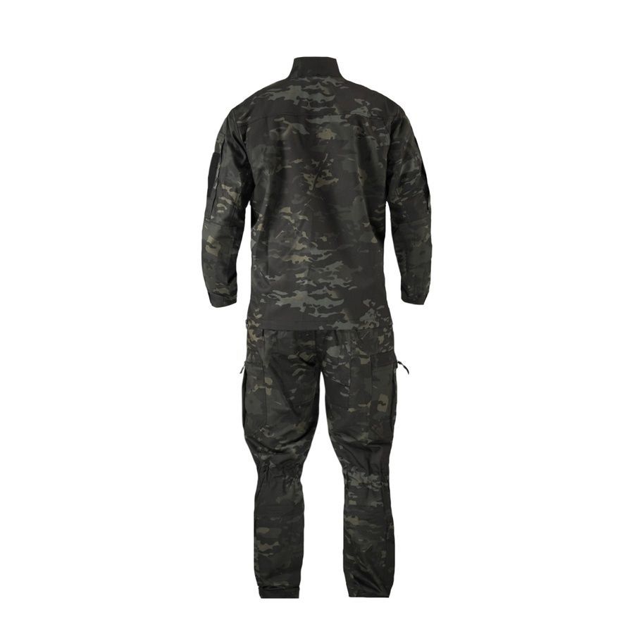 Демисезонный тактический костюм Twill FS брюки и китель Черный мультикам Kiborg фото