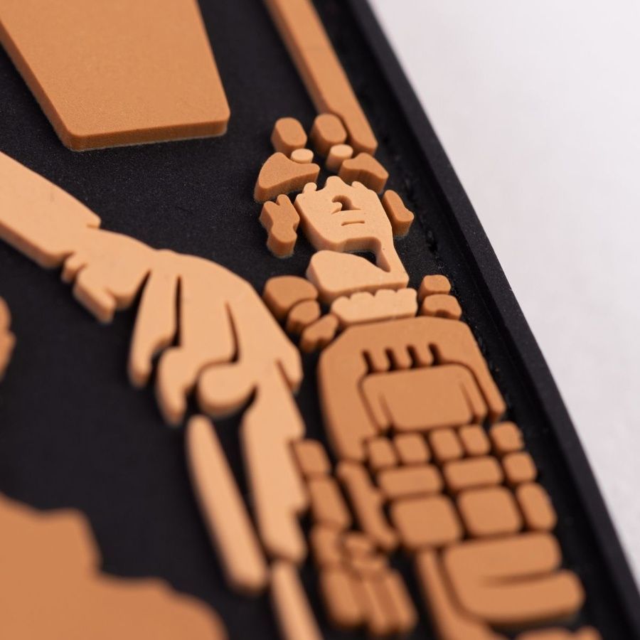 ПВХ патч (шеврон) "Київ-Вільний" койот фото