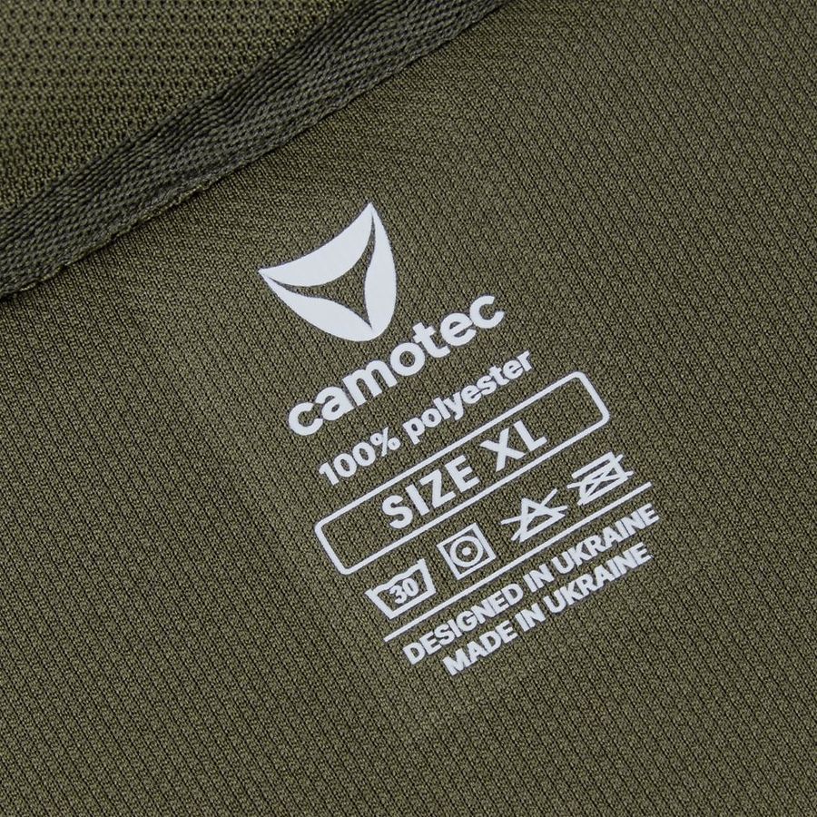 Футболка поло CM Army ID Long CoolPass олива Camotec фото