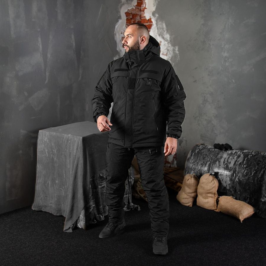 Зимние штаны Patrol RainWall Черные фото