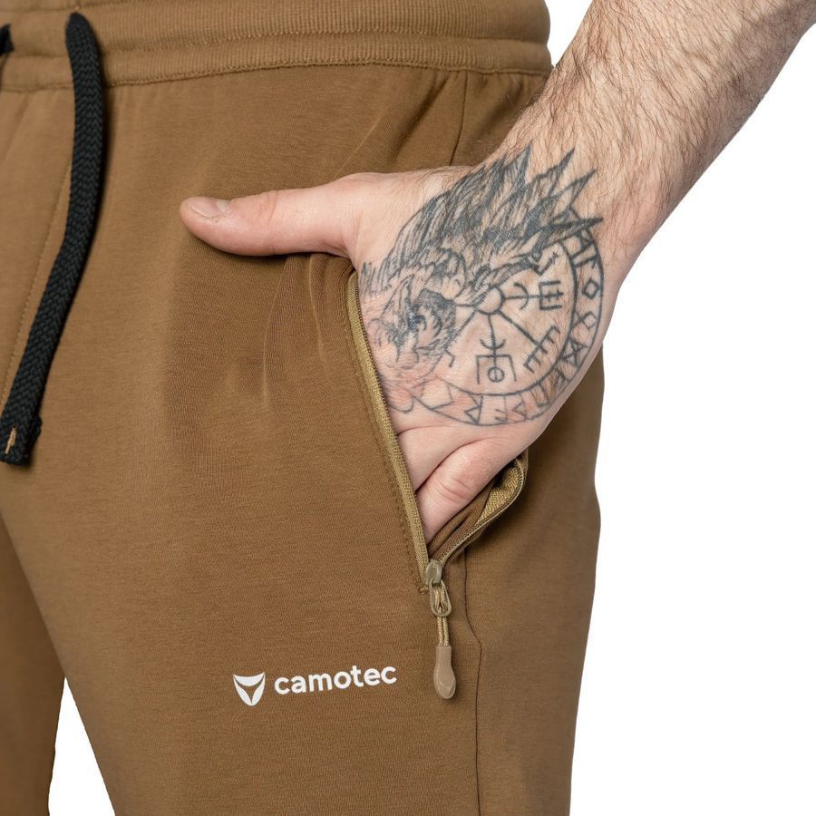 Повседневные летние спортивные брюки FitPro ShapeKnit Койот Camotec фото