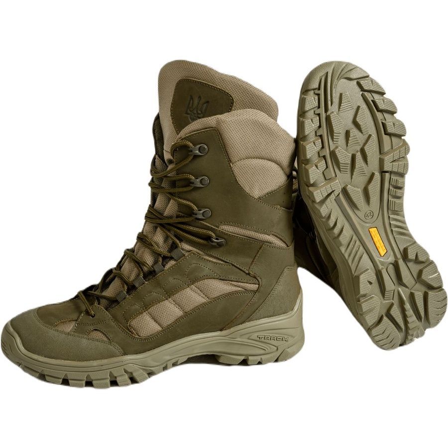 Берцы ботинки тактические зеленые (Высокие) фото