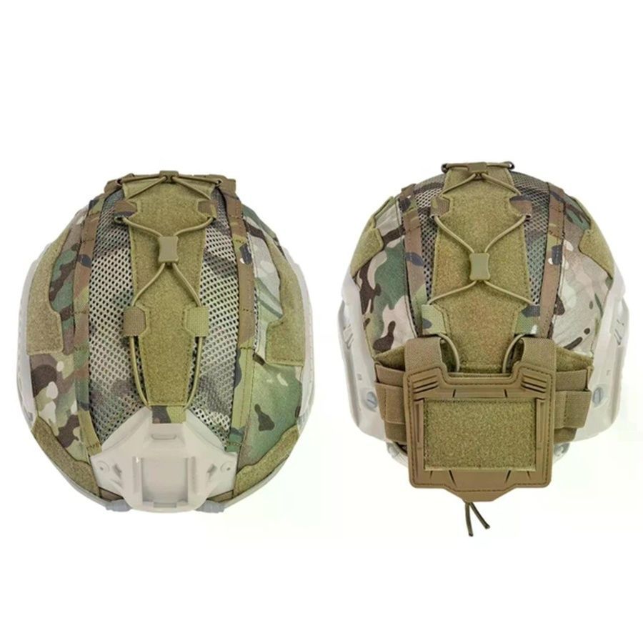Кавер-чохол на шолом FAST IdoGear XL (Multicam) з підсумком для акб фото