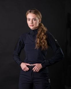 Жіноча повсякденна сорочка Combat синя BEZET фото