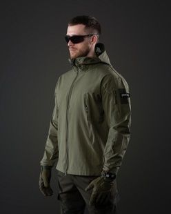 Куртка вітровка BEZET Protect хакі фото