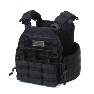 Плитоноска МІЦЬ 2.0 с функцией быстрого сброса Черная (PLATE CARRIER) МОЛЛИ фото