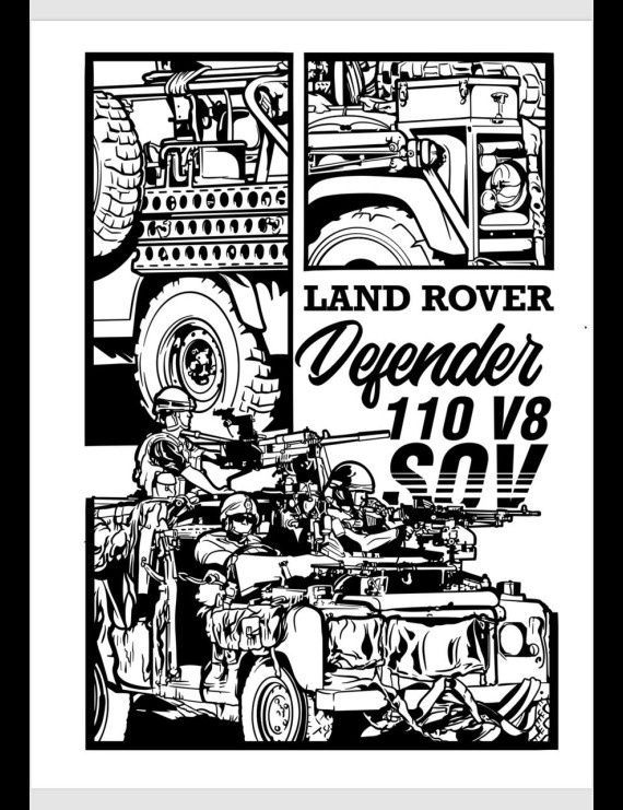 Свитшот Land Rover Defender 110 V8 SOV фото