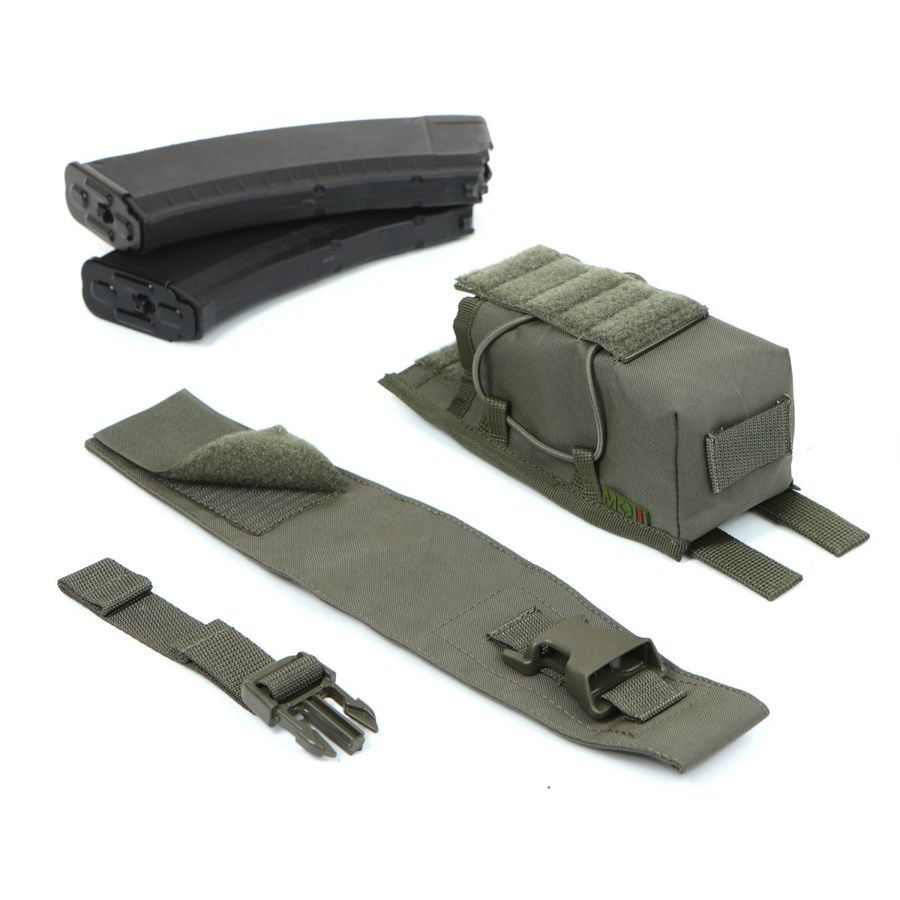 Універсальний закритий підсумок під магазини AK та AR Ranger Green MOLLI фото