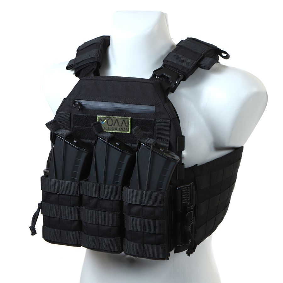 Плитоноска МИЦЬ 2.0 черная с функцией быстрого сброса (PLATE CARRIER) МОЛЛИ фото