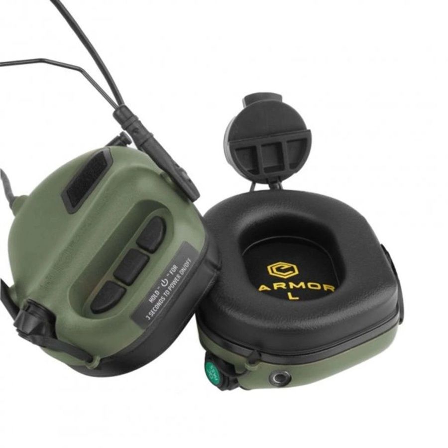Активные защитные наушники Earmor M31H MOD3 (FG) Olive фото