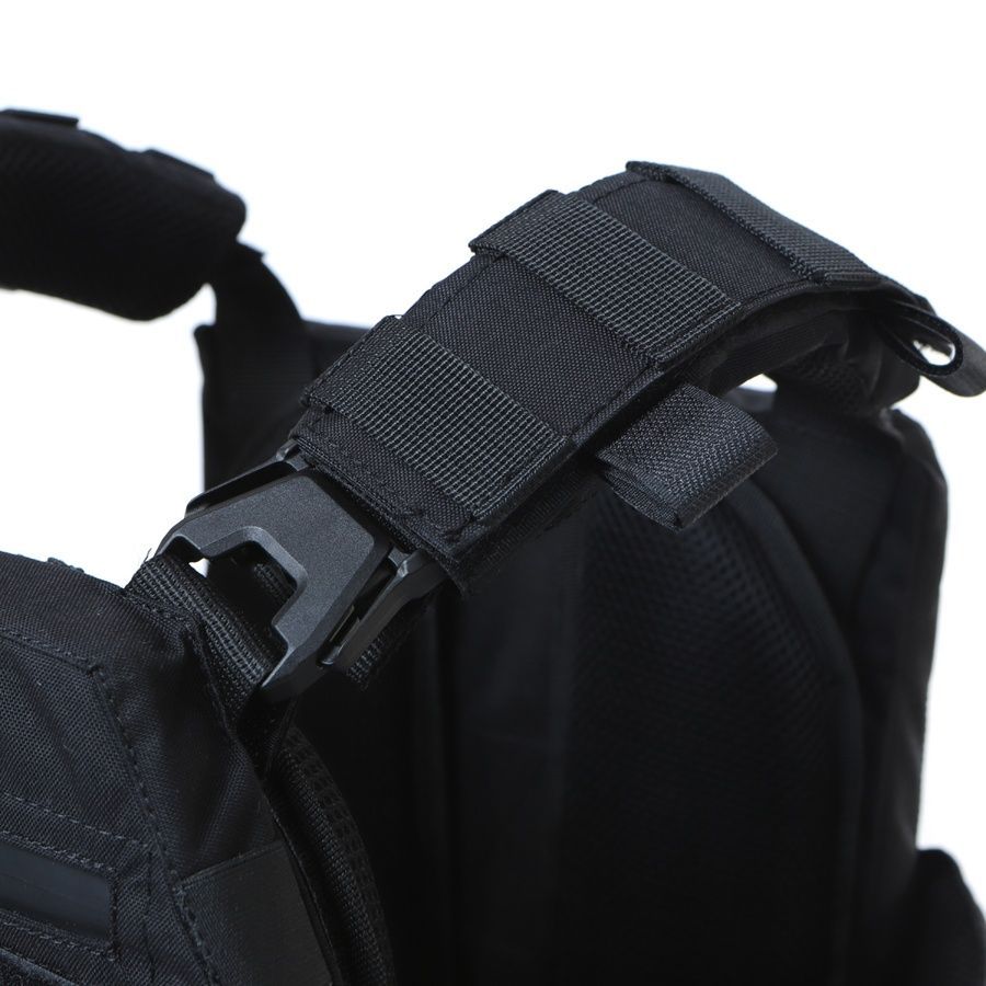 Плитоноска МИЦЬ 2.0 черная с функцией быстрого сброса (PLATE CARRIER) МОЛЛИ фото