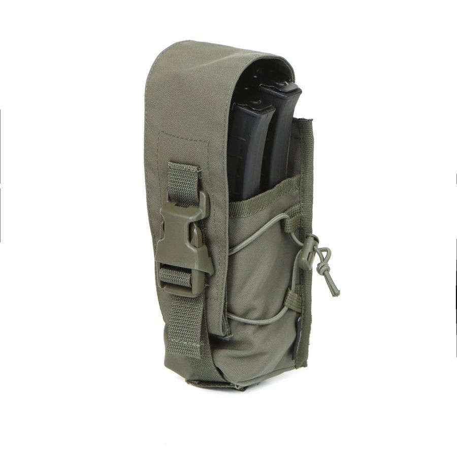 Універсальний закритий підсумок під магазини AK та AR Ranger Green MOLLI фото