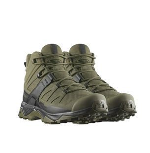 Демісезонні черевики Salomon X ULTRA Forces MID Темно-зелені фото