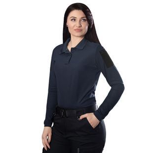 Поло Pani Patrol 2.0 (perf.) Long CoolPass LT Темно-синее (8889), S фото