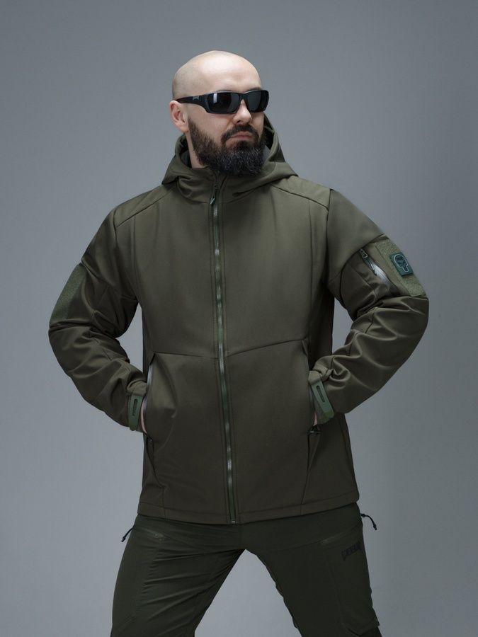 Куртка Softshell BEZET Робокоп GEN.III хаки фото