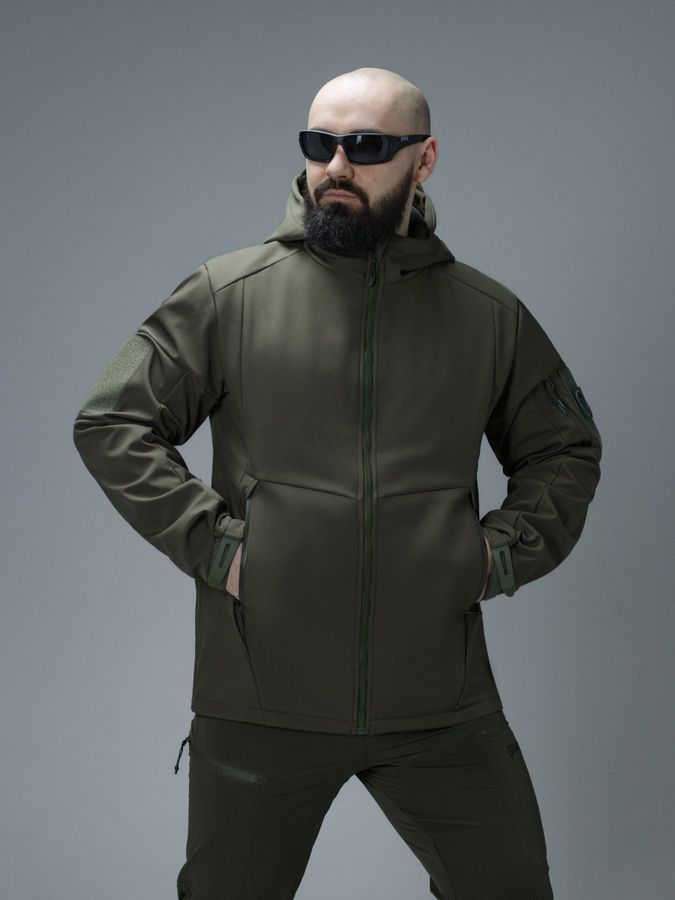 Куртка Softshell BEZET Робокоп GEN.III хаки фото