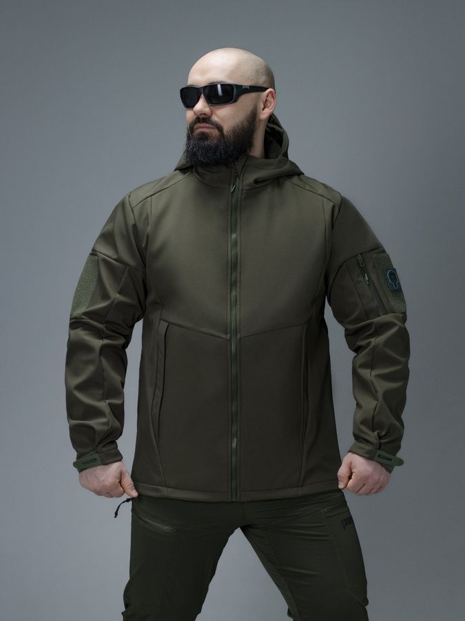 Куртка Softshell BEZET Робокоп GEN.III хаки фото
