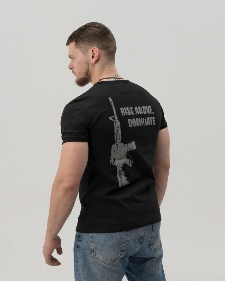 Футболка Commando чорна BEZET фото