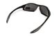 Защитные очки Global Vision Code-8 (gray), серые в чёрной глянцевой оправе фото 3