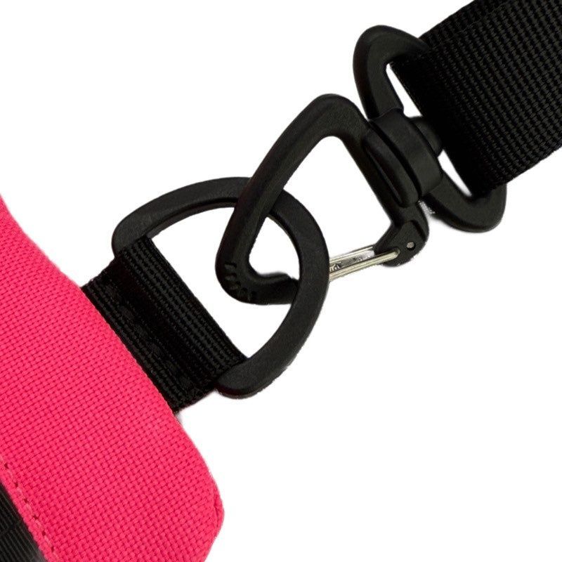 Тактическая сумка через плечо RoKit Pink Black S с MOLLE и велкро фото