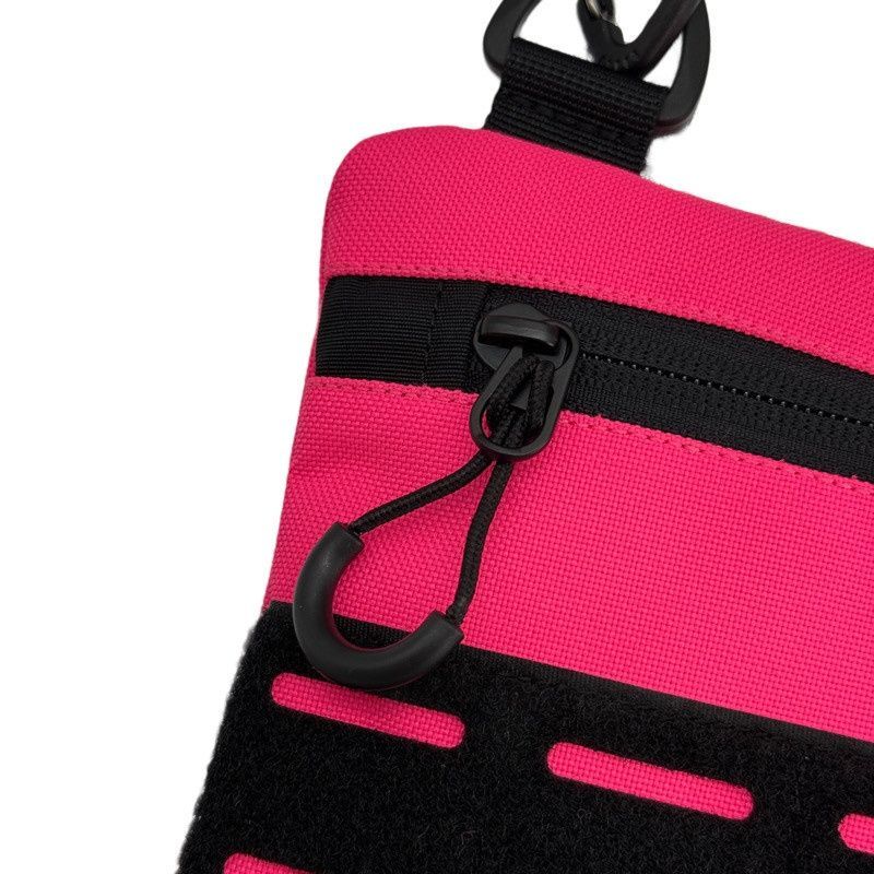 Тактическая сумка через плечо RoKit Pink Black S с MOLLE и велкро фото