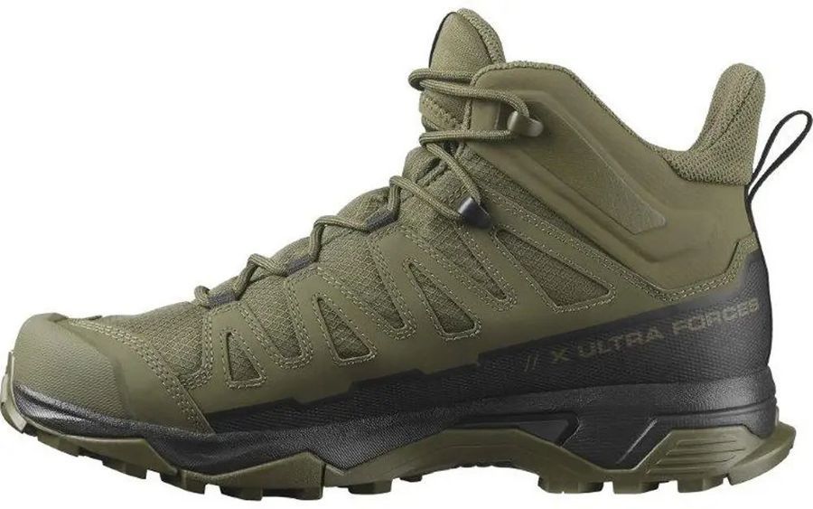 Демісезонні черевики Salomon X ULTRA Forces MID Темно-зелені фото