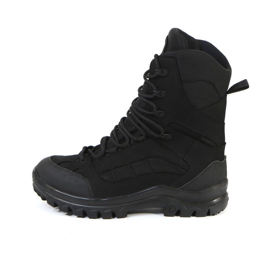 Берцы ботинки тактические черные (Высокие) фото