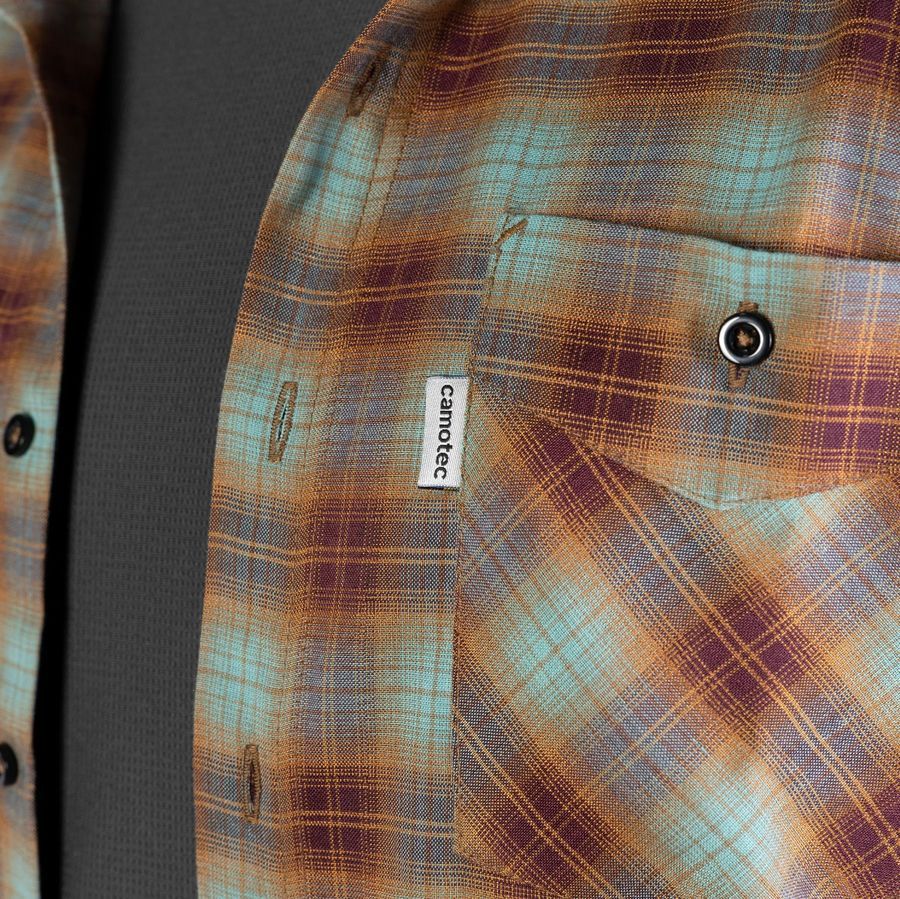 Повседневная рубашка "Легіт" Blue/Brown Camotec фото