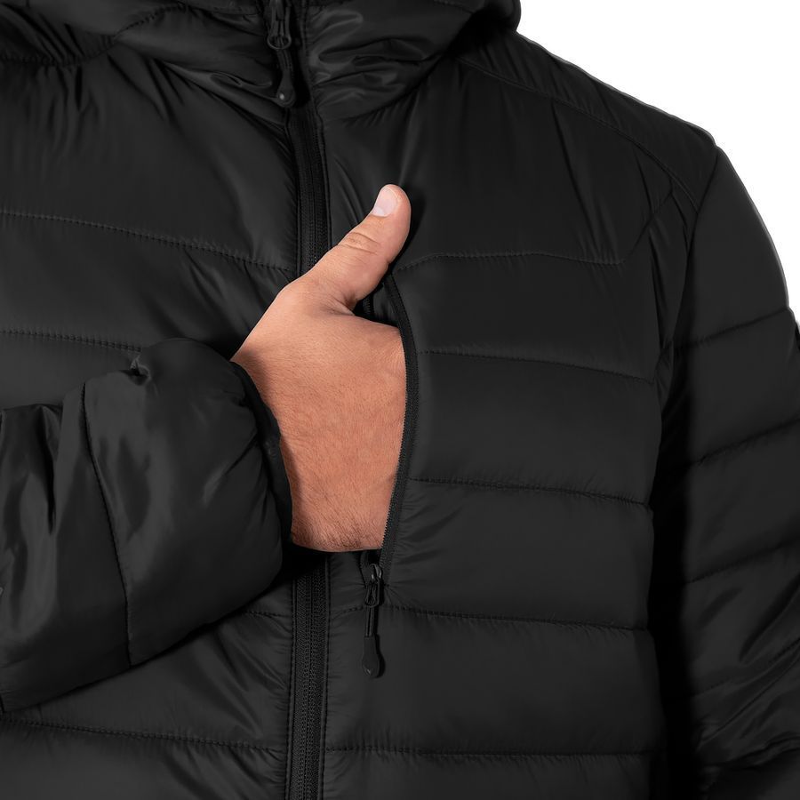 Легкий Пуховик Storm Hood 3.0 Чорний (9393), S фото