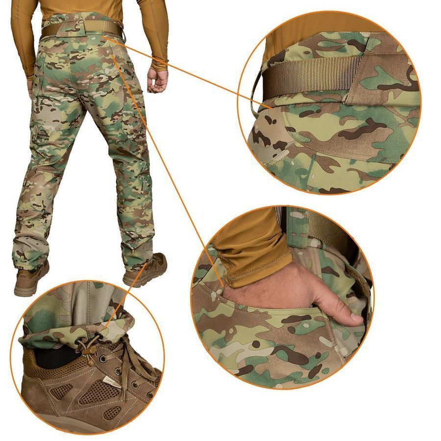 Військові зимові штани Stalker Multicam Camotec фото