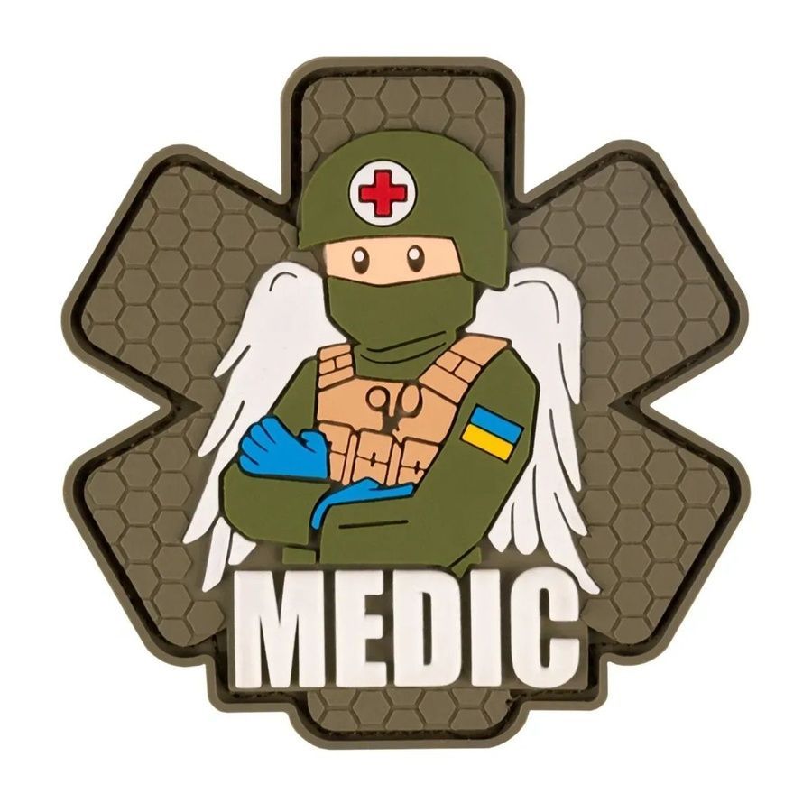 Шеврон Медик (олива) фото Шеврон Медик (олива) фото