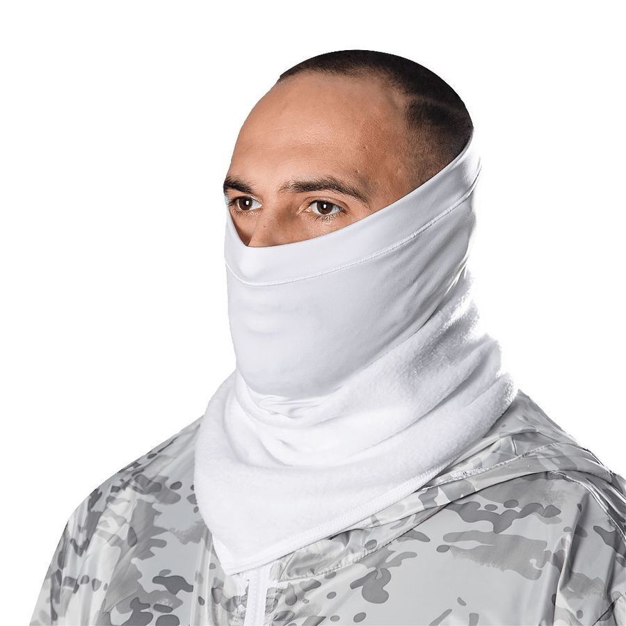 Тактический шарф-труба WarmFlex Fleece SJ белый Camotec фото