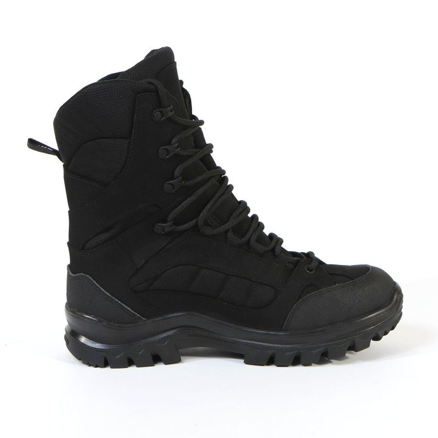 Берцы ботинки тактические черные (Высокие) фото
