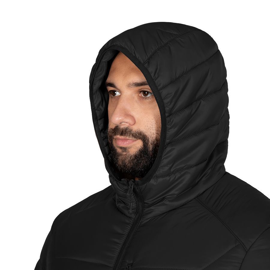 Легкий Пуховик Storm Hood 3.0 Чорний (9393), S фото