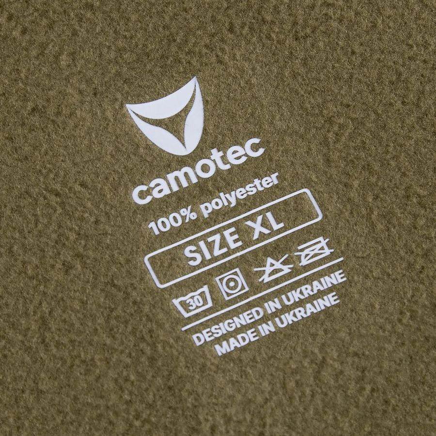 Мужская тактическая флисовая кофта Hawk Himatec песочный Camotec фото
