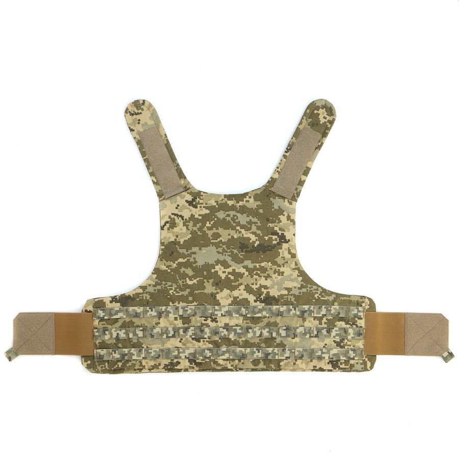 Балістична майка 1 або 2 класу ДСТУ, модульний жилет, піксель MOLLI