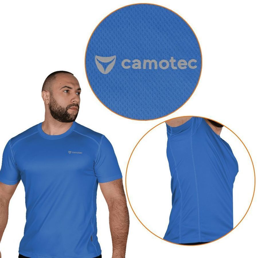 Чоловіча футболка Chiton я CoolPass Antistatic блакитна Блакитний Camotec фото
