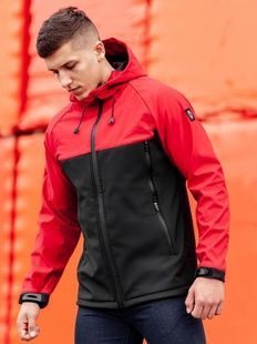 Куртка BEZET softshell Alfa black / red'19 фото