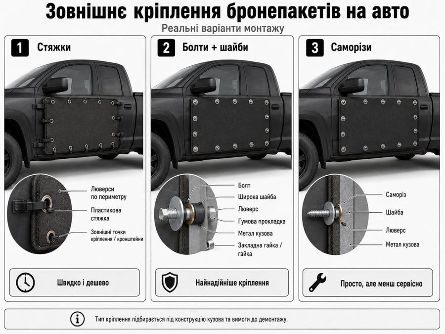 Бронирование транспорта, противоуломочная модульная защита MOLLI, 1 или 2 клас согласно ДСТУ и STANAG фото