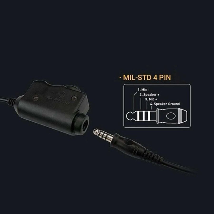 Кнопка PTT Earmor M51 для радиостанций Motorola DP4400, DP4800 фото