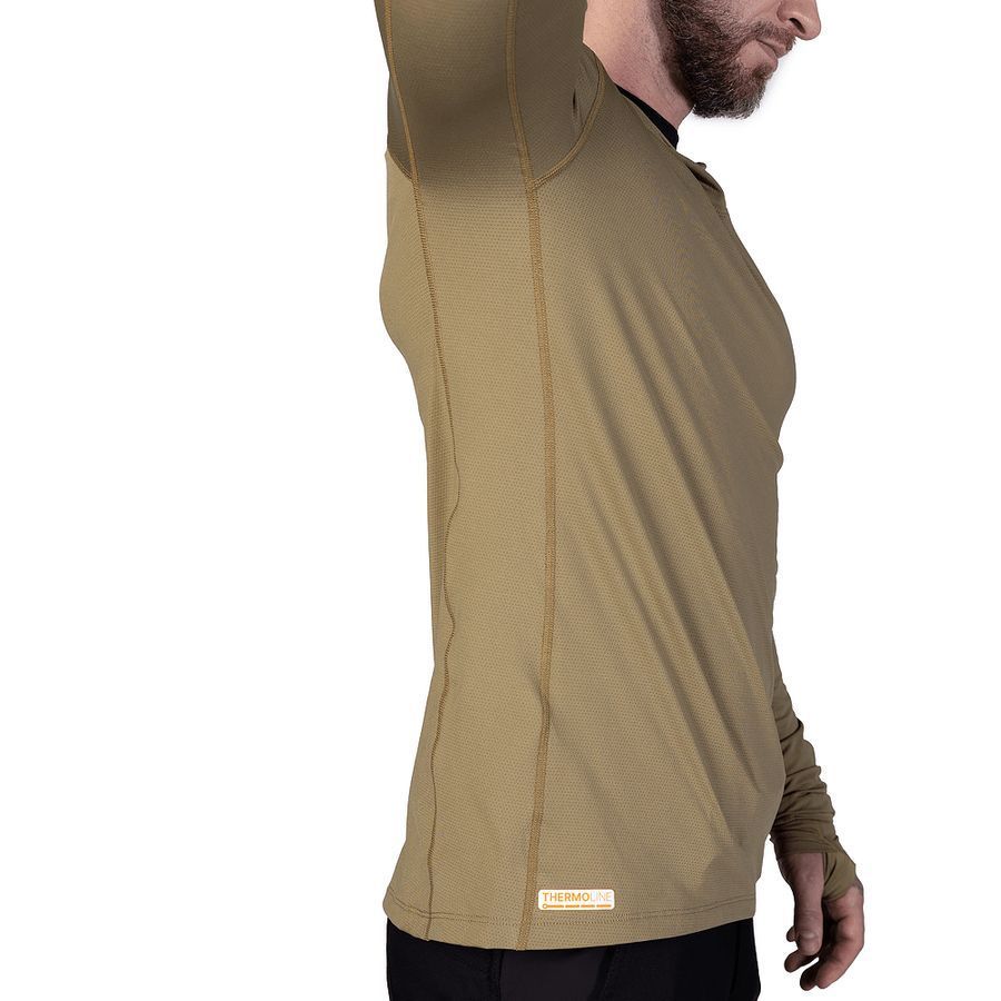 Лонгслив Chiton Hood 2.0 CoolPass ThermoGrid Tan (9537), 2XL фото