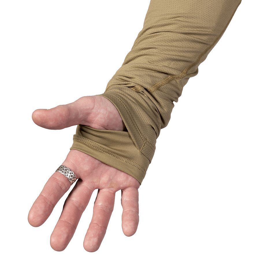 Лонгслив Chiton Hood 2.0 CoolPass ThermoGrid Tan (9537), 2XL фото