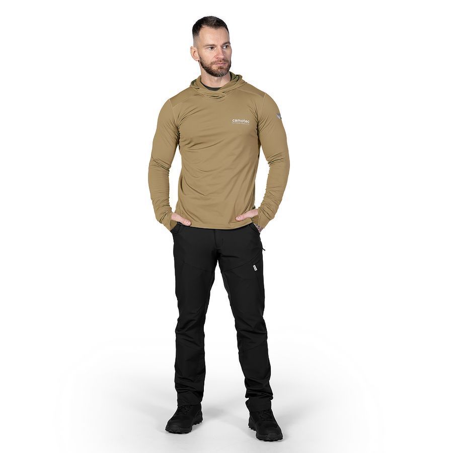 Лонгслив Chiton Hood 2.0 CoolPass ThermoGrid Tan (9537), 2XL фото