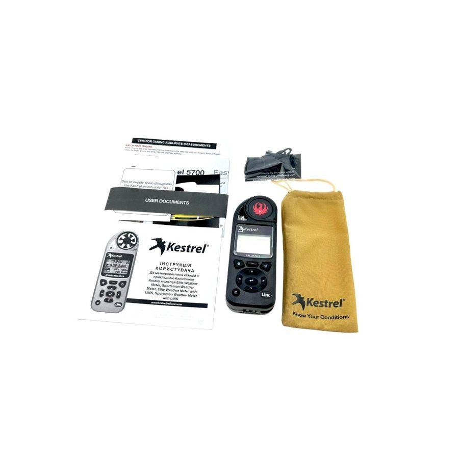 Метеостанция Ruger Kestrel 5700 LINK Ballistics Weather Meter фото