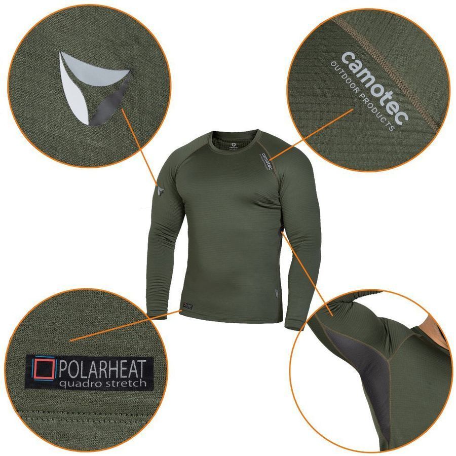 Термобілизна Polarheat Quadro Stretch Olive Camotec фото