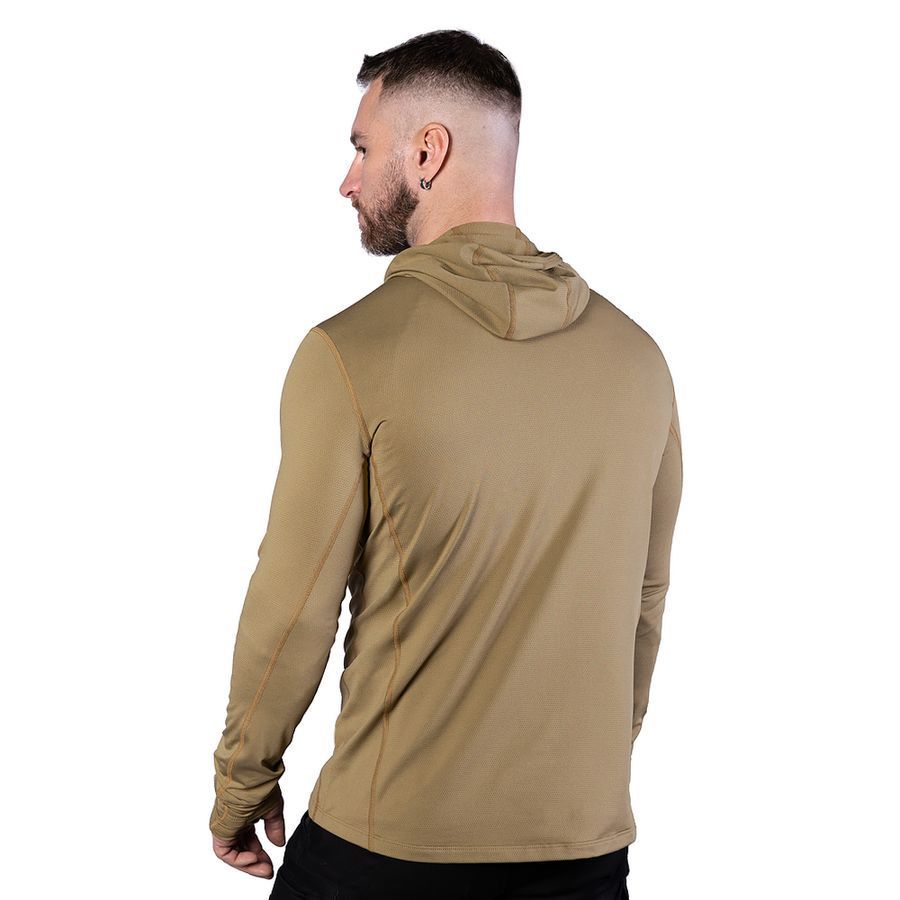 Лонгслив Chiton Hood 2.0 CoolPass ThermoGrid Tan (9537), 2XL фото