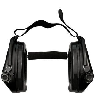 Активные наушники для стрельбы Sordin Supreme Pro-X Neckband Black с задним держателем под шлем (76302-X-02-S) фото