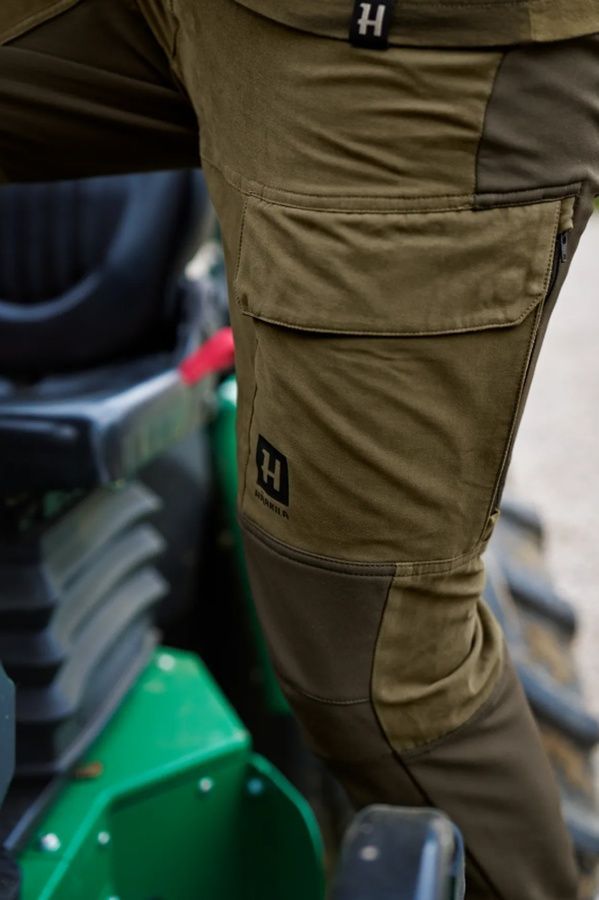 Брюки Harkila Scandinavian 48 Green/Brown фото